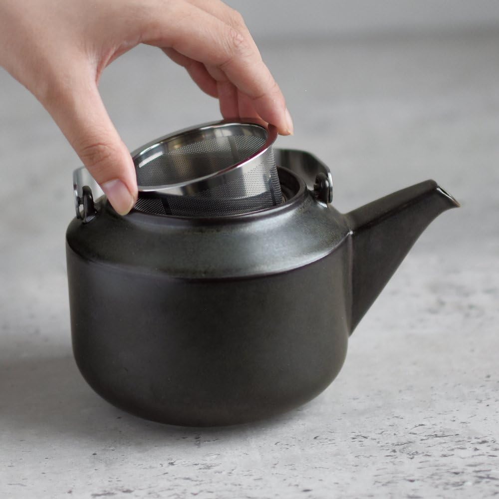 KINTO LT Teapot 600ml White with Strainer Dishwasher Safe 21232