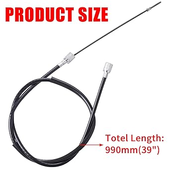 MRELC Speedometer Cable GY6 49cc 50cc 150cc Scooter 39 Inch Speedometer Cable M12 Thread Peace Ice NST Partst Taotao