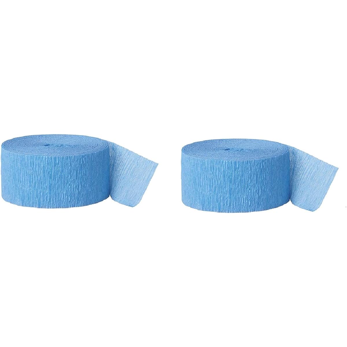 Crepe Streamer 2 Pack Bulk Bundle Saver (Bright Royal Blue 1000ft)