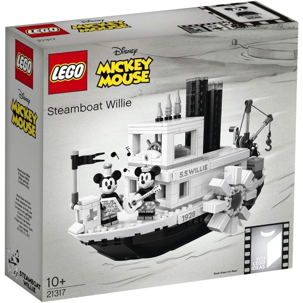 LEGO Ideas Steamboat Willie Disney 21317 Block Toy