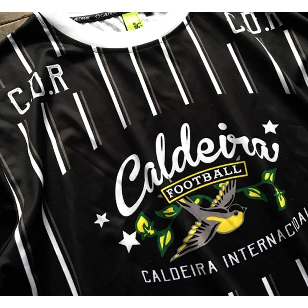 CALDEIRA Striped Plastic Shirt "JOIN" CALDEIRA-8028