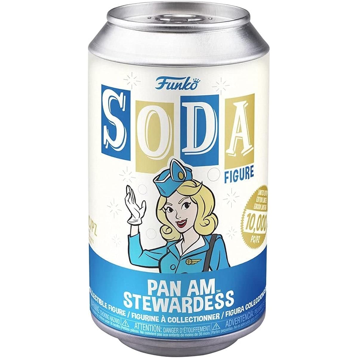 POP Funko Vinyl SODA! PAN AM Stewardess Collectible Toy with Random Chase Variations