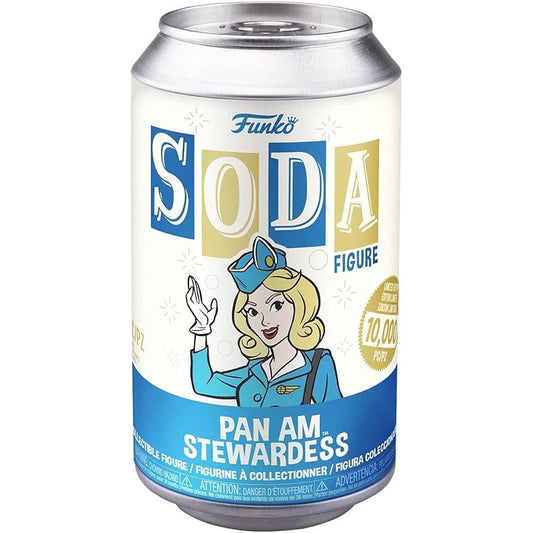 POP Funko Vinyl SODA! PAN AM Stewardess Collectible Toy with Random Chase Variations
