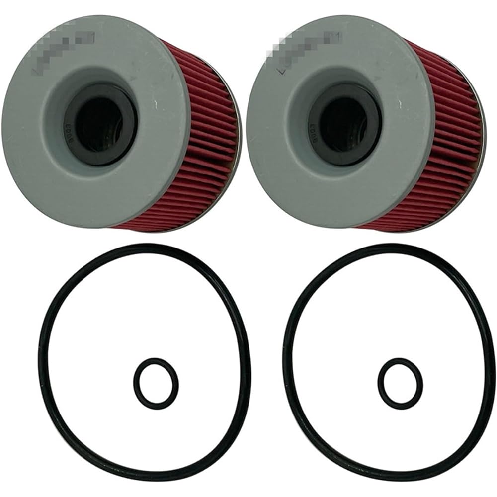 Motorcycle Fuel Filter For Kawasaki ZN1100 84-85 ZR1100 91-00 ZX1100 GPZ1100 ZZ-R1100 ZZR1100 81-01 ZG1200 89-03 ZRX1200 01-03 Motorcycle Oil Filter (Color : 4pc)