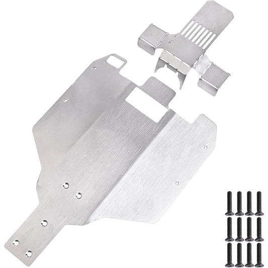 AllinRC Stainless Steel Chassis Guard Armor Frame Protector for 1/12 WLtoys 12428 12429 12423