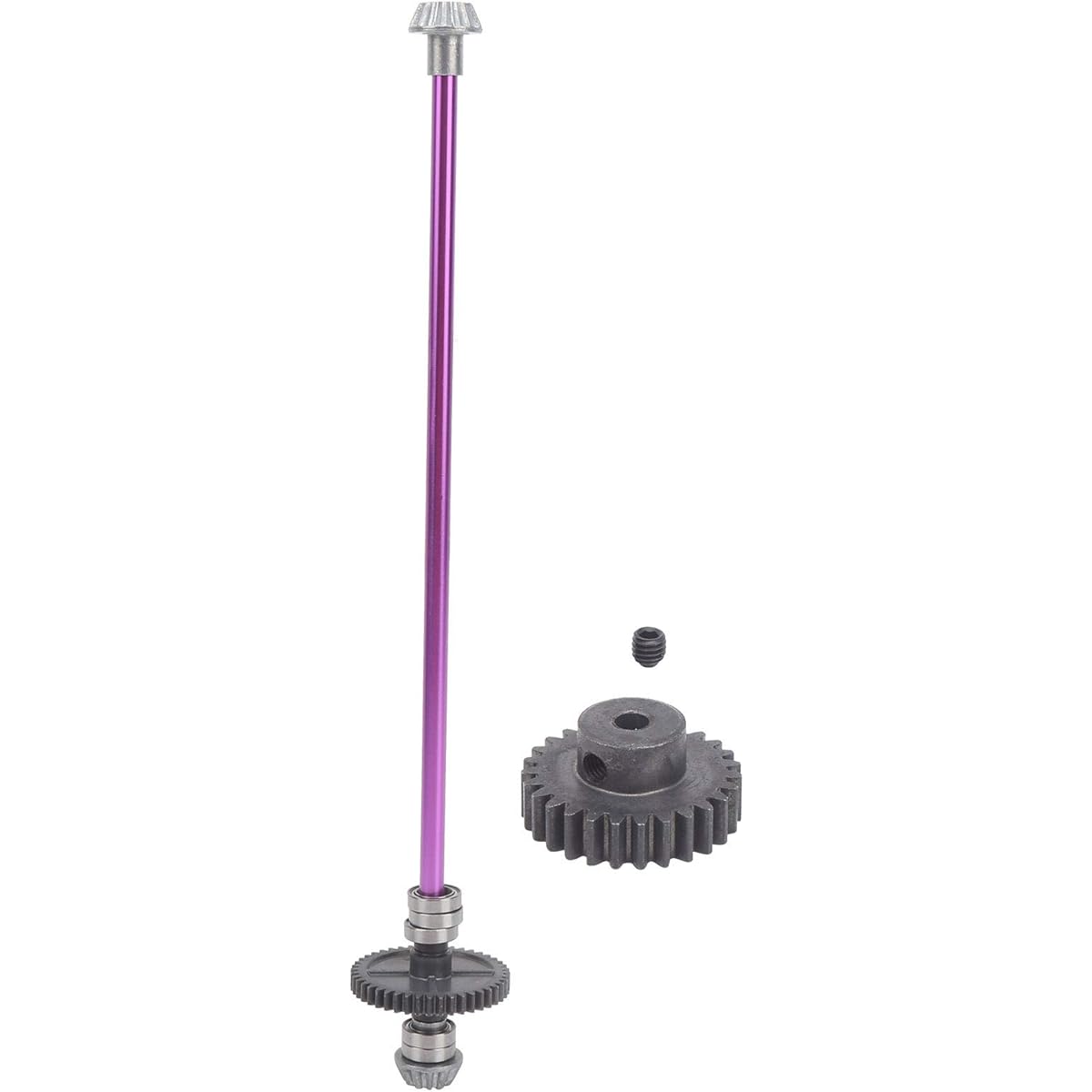 RC Gear Drive Shaft Metal 1/12 RC Drive Shaft Kit Compatible with WLtoys 124018/124019