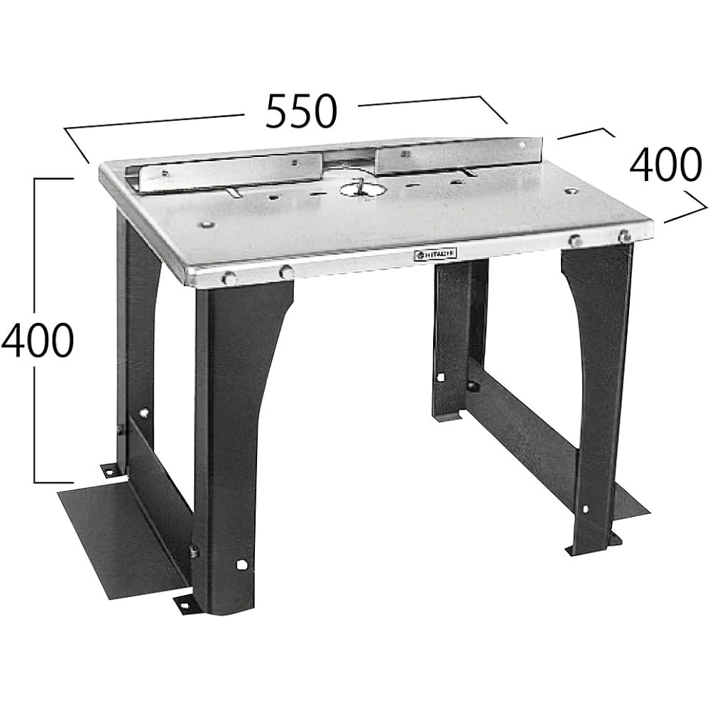 HiKOKI Bench stand for router, trimmer, and jigsaw Height 400mm x Width 550mm x Depth 400mm TR12-B