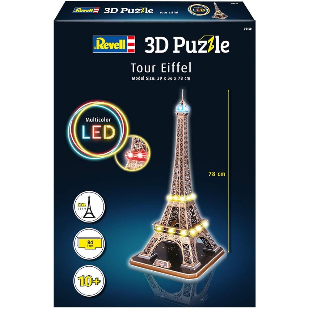 Germany Level 3D Puzzle Eiffel Tower Paper Craft 00150