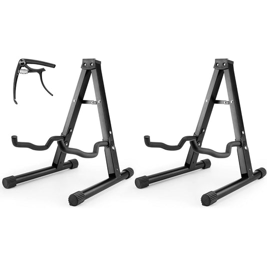 Vousile guitar rack with guitar capo