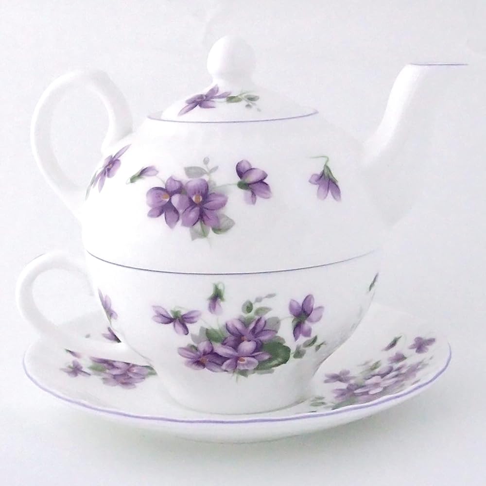 Aynsley English Violet Tea for One Approx. 300ml ENVI00816C