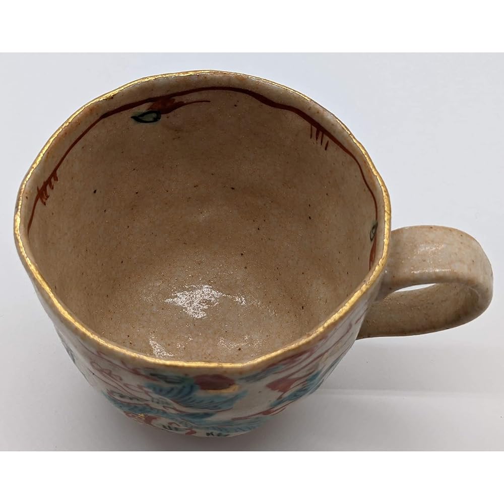 Utsuwa Roan Mino Ware Hitori Wada Mug Approx. 10cm Kirin Crest Made in Japan 105-0056