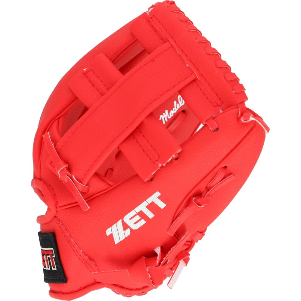 ZETT Catch Ball Gloves for Beginners with Shock Absorption Pad 9 inches 9.5 inches (For toddlers to lower elementary school students)