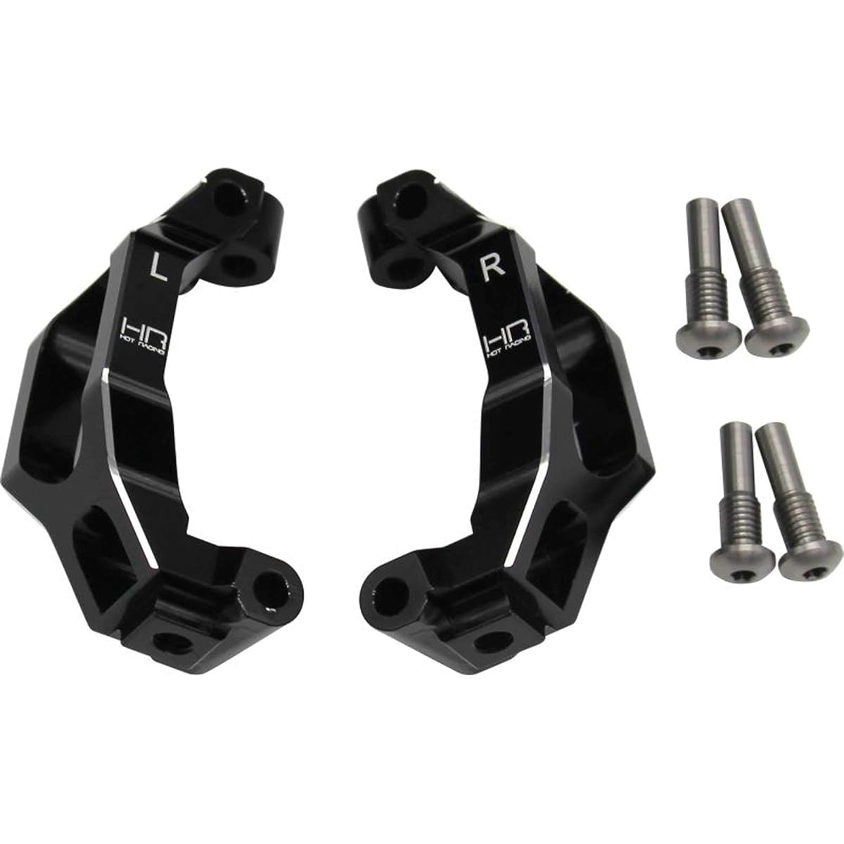 Hot Racing Aluminum Caster Block C-Hub: Traxxas Maxx 4S HRAMXX1901