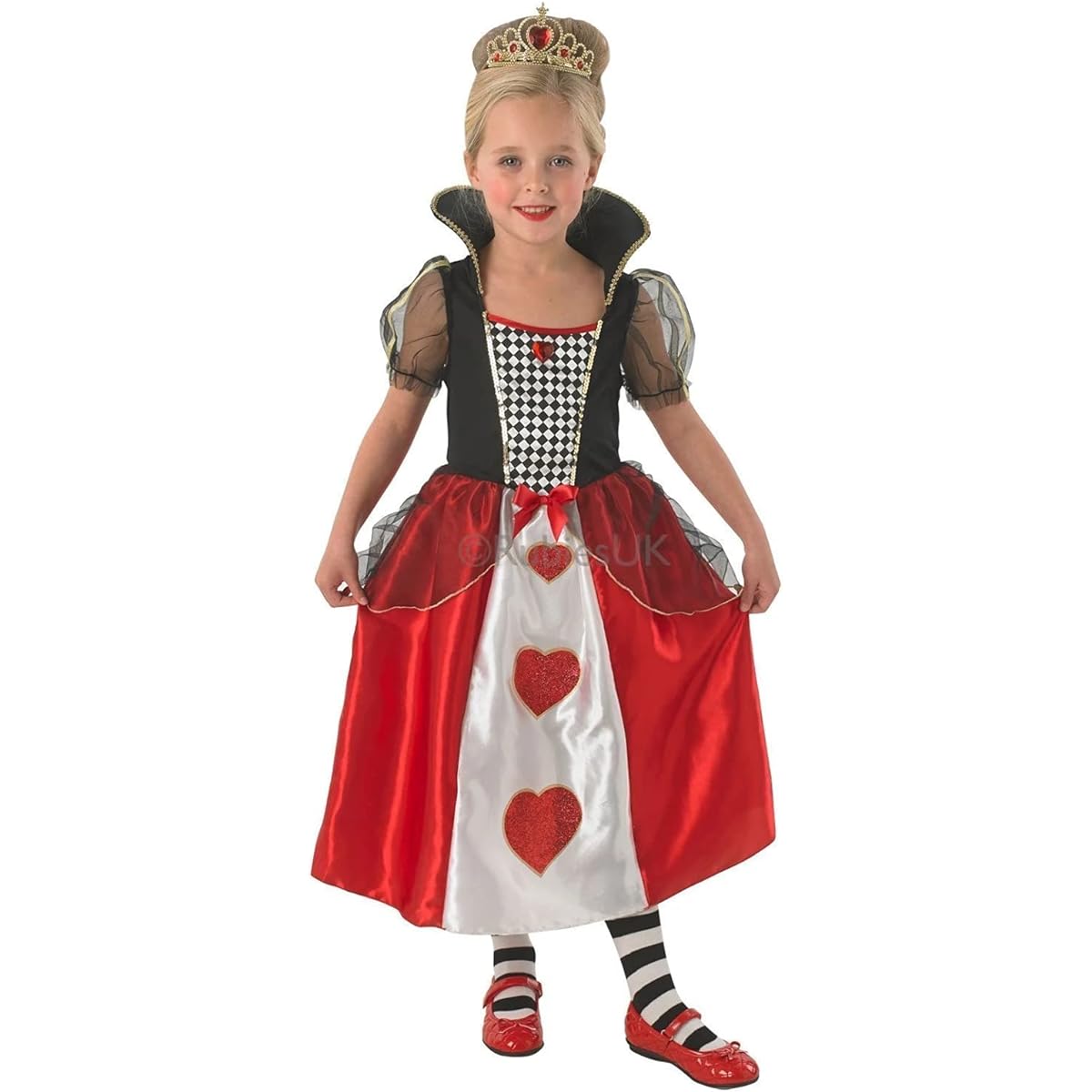 Queen of Hearts Costume - Kids - Small 3-4 Years by Rubies [Parallel Import]