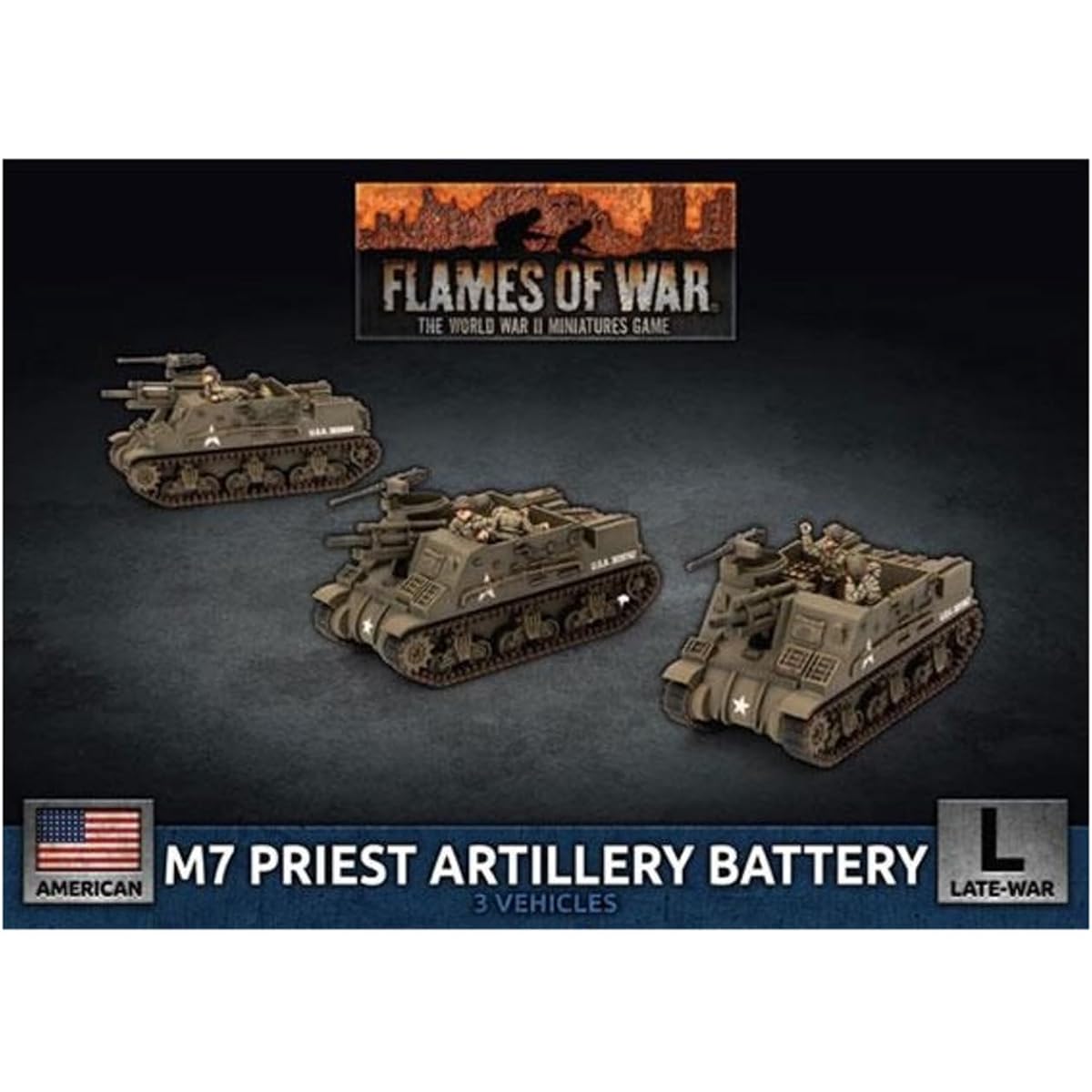 Flames of War:Late War:United States M7 Priest Cannon Battery (UBX73)