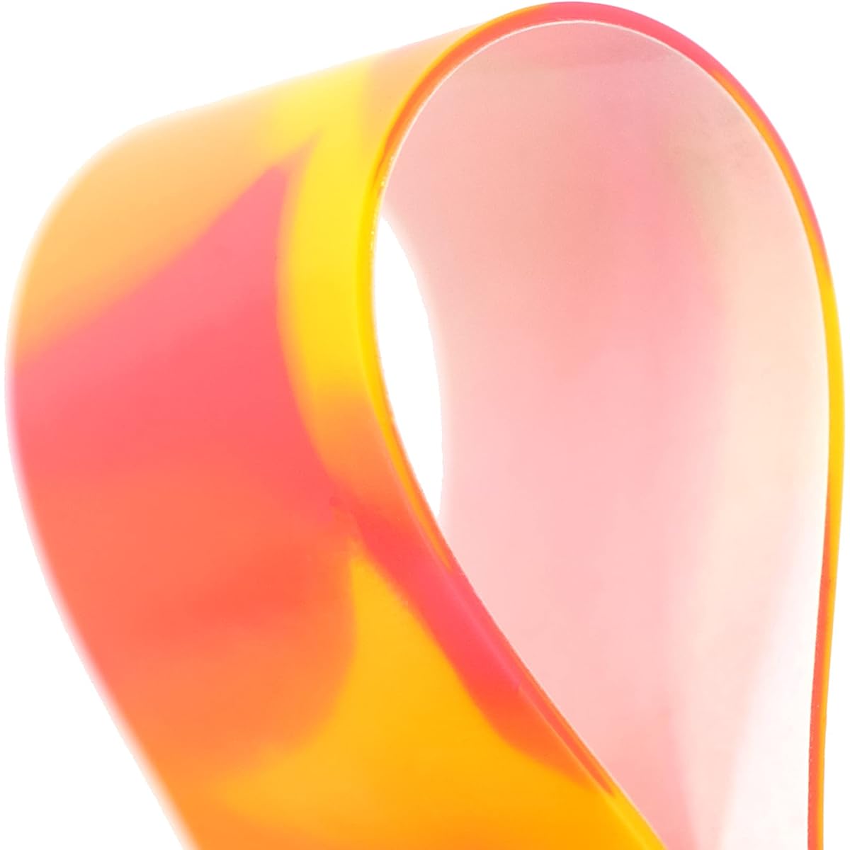 Teak Tuning Pro Duro Grip Tape Pink & Yellow Swirl - Ultra Premium Custom Teak Silicone Polymer Blend - 41A Durometer for Ultimate Grip, Comfort, Control & Performance - 0.7mm Thickness