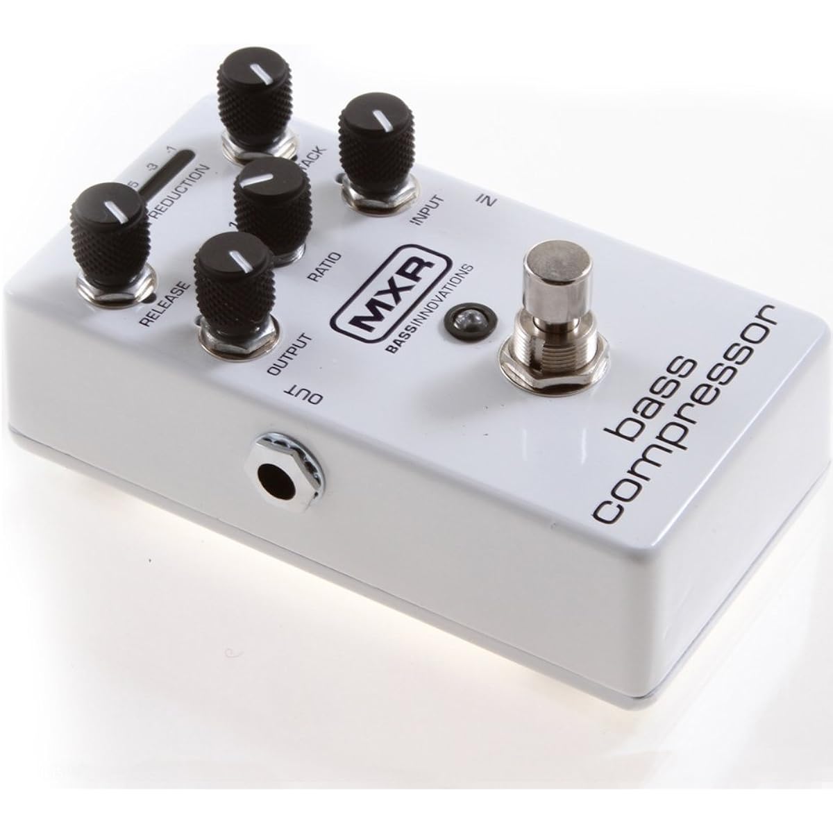 MXR M87 Bass Compressor Effect Pedal with True Bypass Hosa CFS-106 Set of 4 6" Guitar Patch Cables