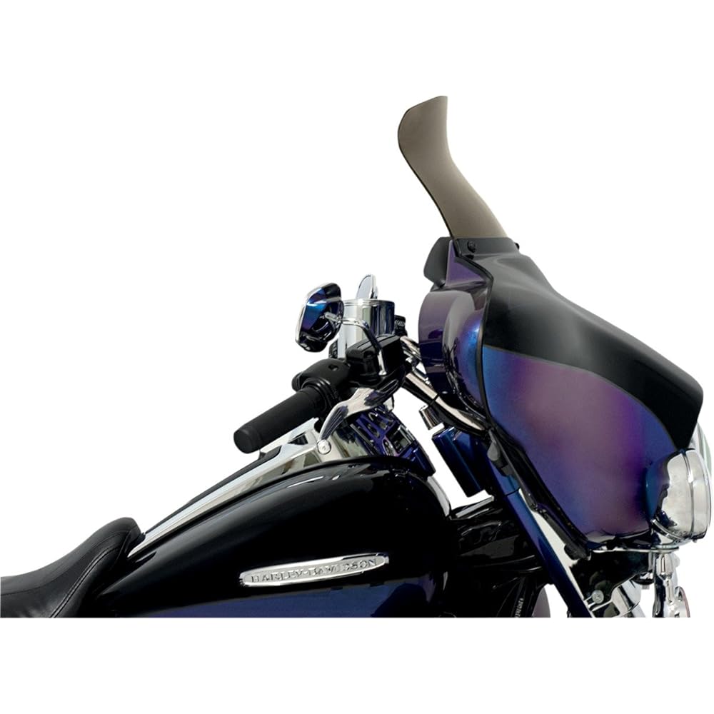 Memphis Shades MEP8591 Smoked Windshield (Spoiler Replacement OEM Fairing Shield Flh Spoiler 9")