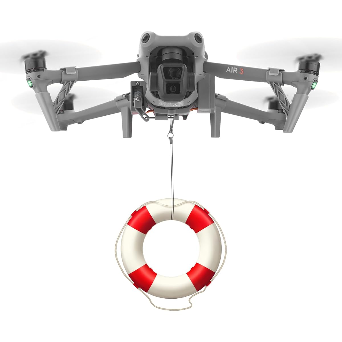 BRDRC AIR 3 Payload Air Drop System Transport Release with Landing Gear Wedding Ring Thrower Fishing Bait Clip for DJI Mavic AIR 3 Accessories