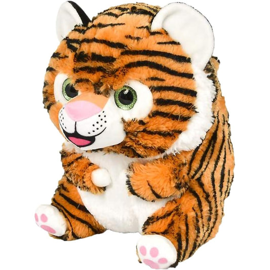 ArtCreativity Very Buddy Tiger 10" Plush Toy, Super Soft and Cuddly Toy, Cute Nursery Decor, Perfect Baby Shower or Gift for Boys and Girls - Colors May Vary