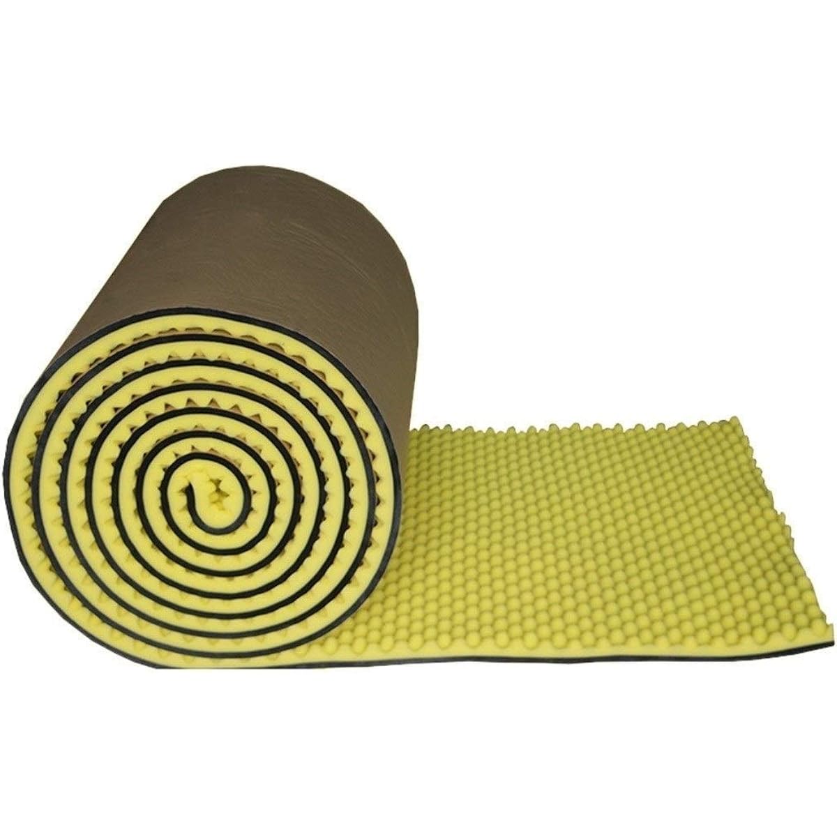 Enterprise Acoustic Panels Self-Adhesive Easy Installation Sound Absorbing Cotton Moisture Proof Flame Retardant Soundproof Roll (Yellow) (Yellow)