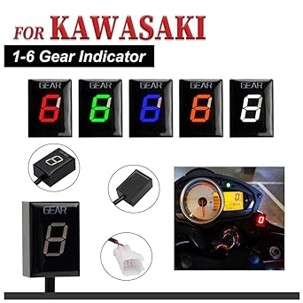 Digital Meter Display Motorcycle Accessories Kawasaki ZX-6R ZX6R ZX 6R 2003 2004 2005 2006-2008 1-6 Gear Display Speed Indicator Meter Indicator Meter Display