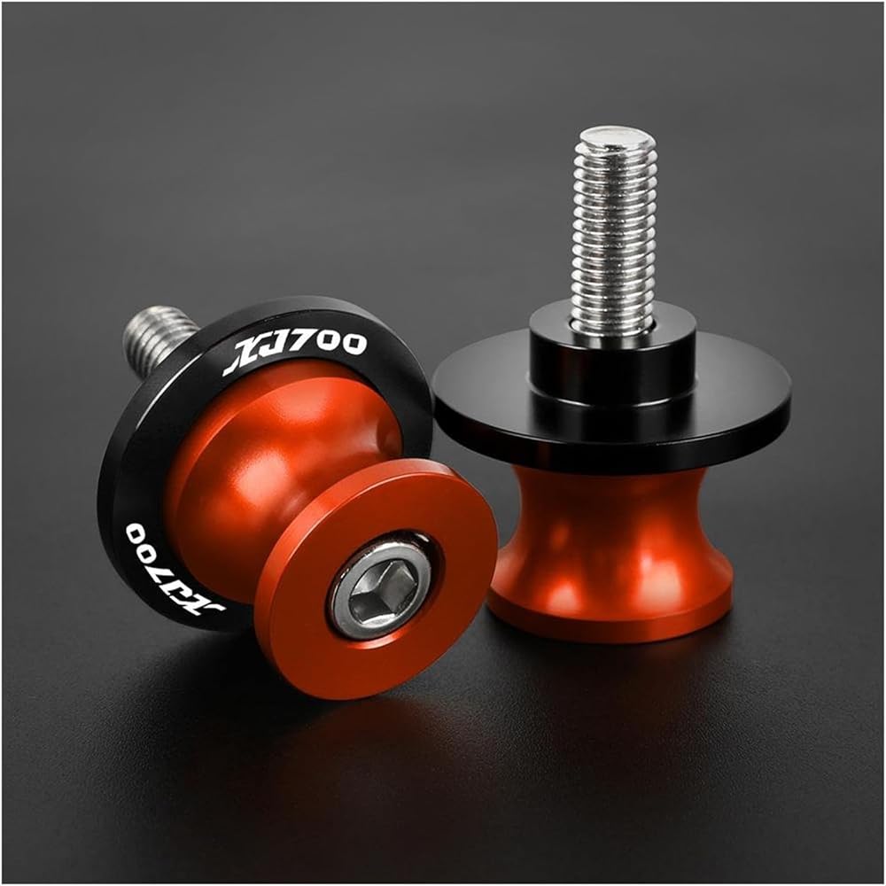 Swingarm Accessories FOR XJ700 XJ700 XJ 700 YZF 1984 1985 1986 Motorcycle Accessories CNC Aluminum Swingarm Spool Slider Rear Stand Screw (Color : B 6MM)