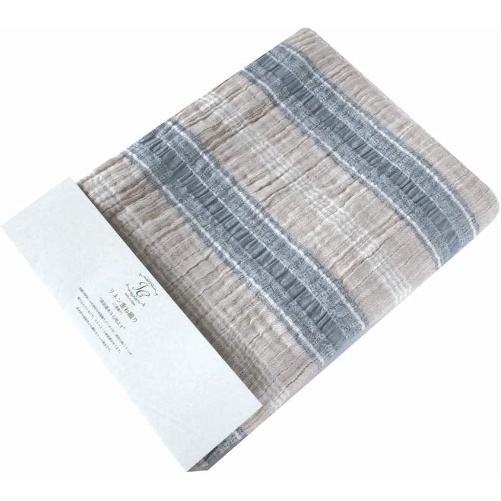 Seigan Gauze Blanket Triple Layer Gauze Gift Made in Japan Washable Blue 140 x 200 cm Linen Layered Weave JGRK-700 BL