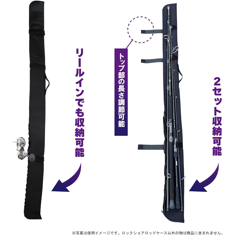 Taka Sangyo A-0111 Rock Shore Rod Case Black