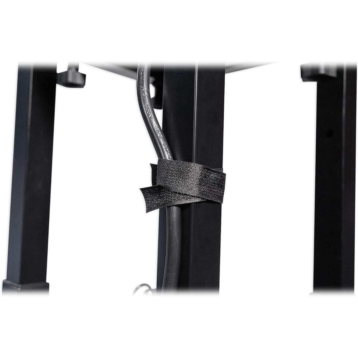 (1) Rockville RTP32B Totem Moving Headlight Stand + Black + White Scrim + Carry Bag