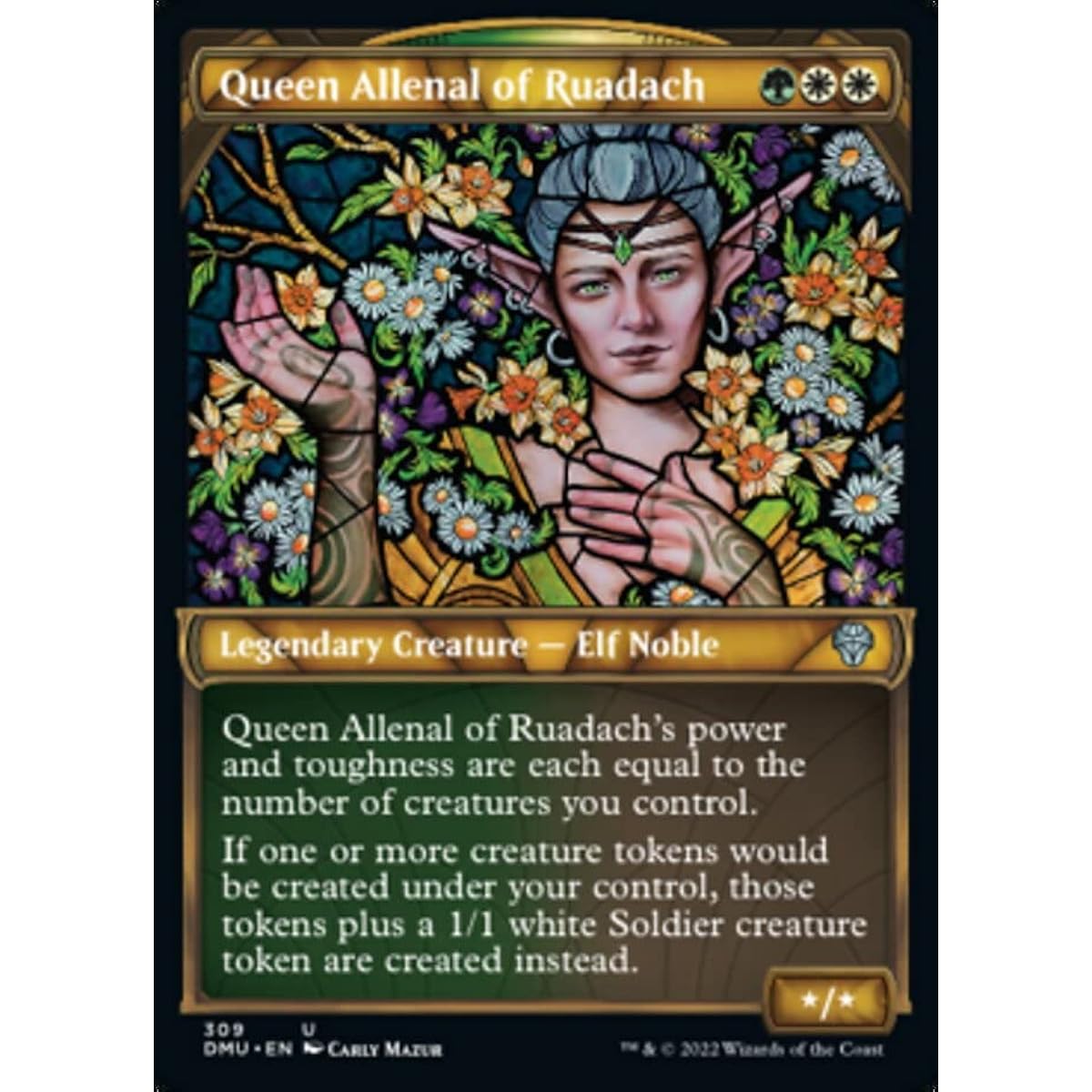 Magic: The Gathering - Queen Arenal of Rudach (309) - Showcase - Dominaria United