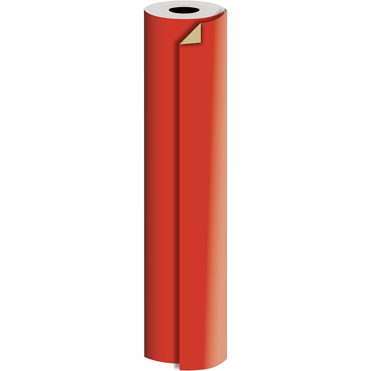 Jillson Roberts Bulk 1/4 Ream Double Sided Reversible Gift Wrap Available in 12 Color Combinations 24" x 208' Red/Metallic Gold Craft