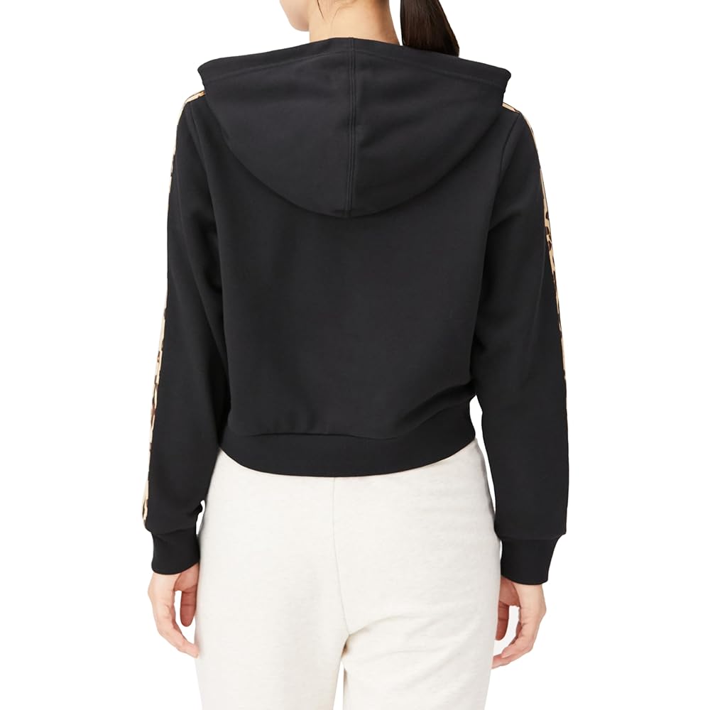 [Adidas] Sweatshirt Hoodie Essentials 3 Stripes Animal Print Relaxed Hoodie KLU38 Women's