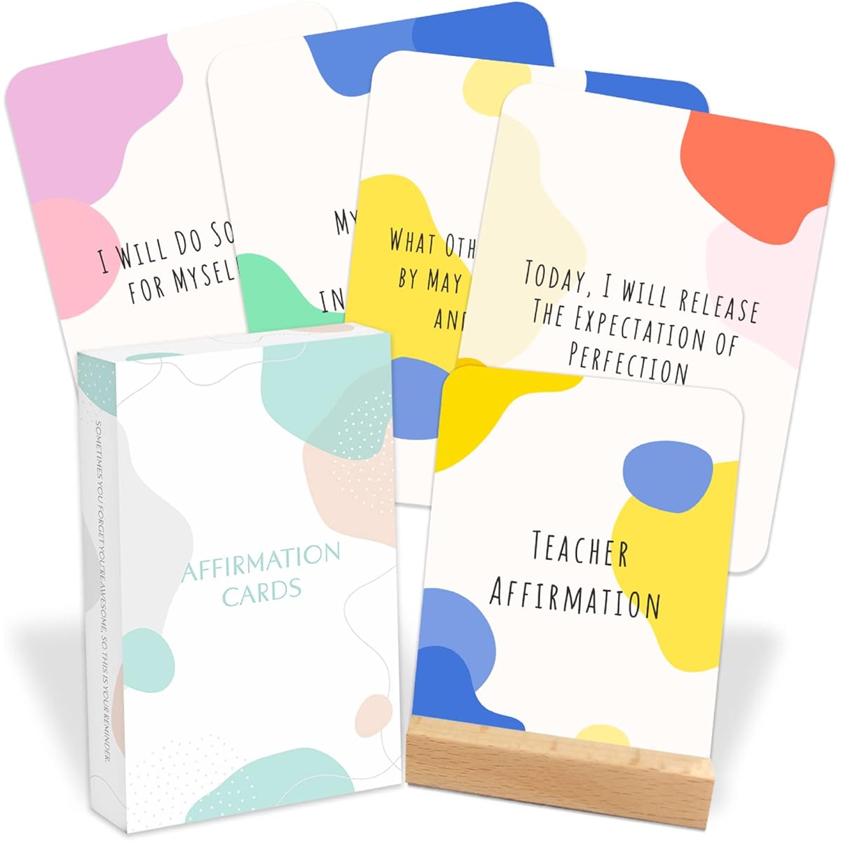Positive Affirmations Cards for Women Motivation Cards for Teachers Nurses Daily Affirmations for Women Mindfulness Cards Inspiration Cards Meditation Cards (Teachers)