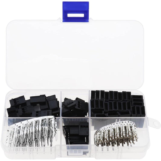 270pcs Servo Plug Male Female Connector Crimp Pin Compatible with Futaba JR Connector Servo Cable Wire Connector