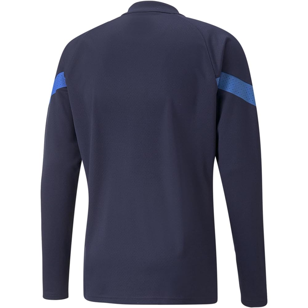 PUMA 767077 Men's Soccer Jersey FIGC COACH TR 1/4 Zip Top