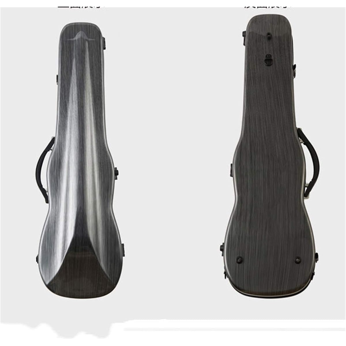 Violin Case Violin Piano Case Hard Shell Appearance Carbon Fiber Glass Fiber Musical Instrument Accessories Sturdy Lightweight Pressure Resistant (Color: White, Size: 3/4)