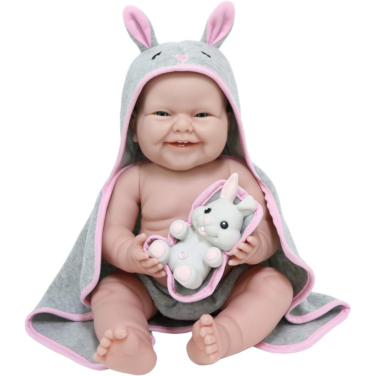 JC Toys La Newborn Baby Play Doll Pink 17"