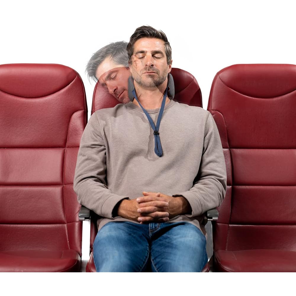 The bullbird commuter travel pillow (orange)