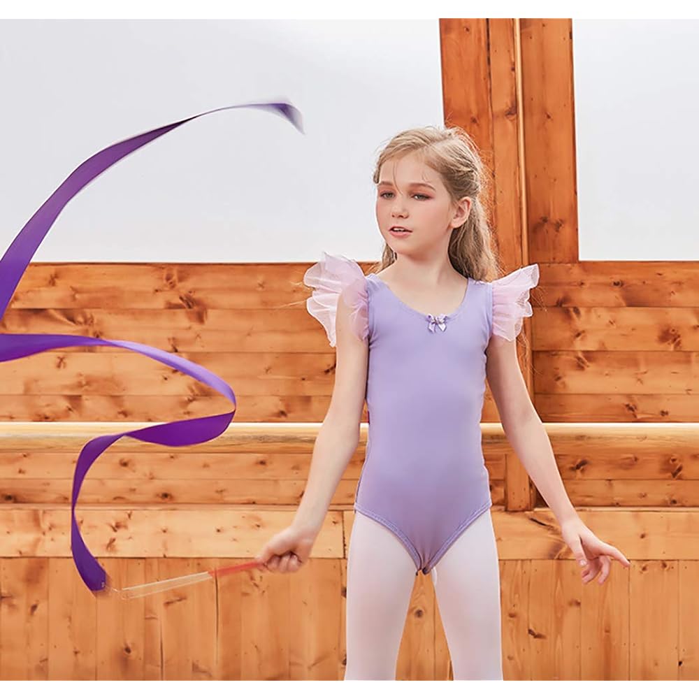 Manana ma29 Silkily Manana Leotard Simple Ballet Kids Junior Lace Snap Included