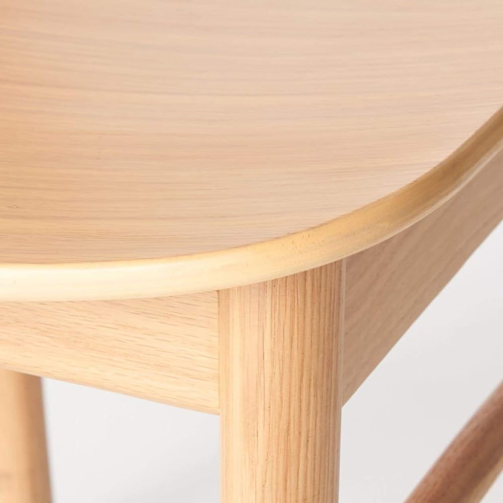 MUJI Round Chair Oak Wood Width 45 x Depth 51 x Height 77cm 82009255