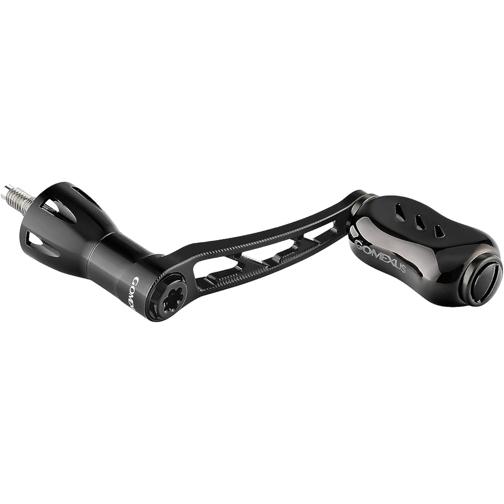 Gomexus Handle Single Handle 50mm Titanium Knob for 22mm Reel Aluminum Compatible with Shimano Daiwa Spinning Reel (Shimano Compatible -50mm, All Silver)