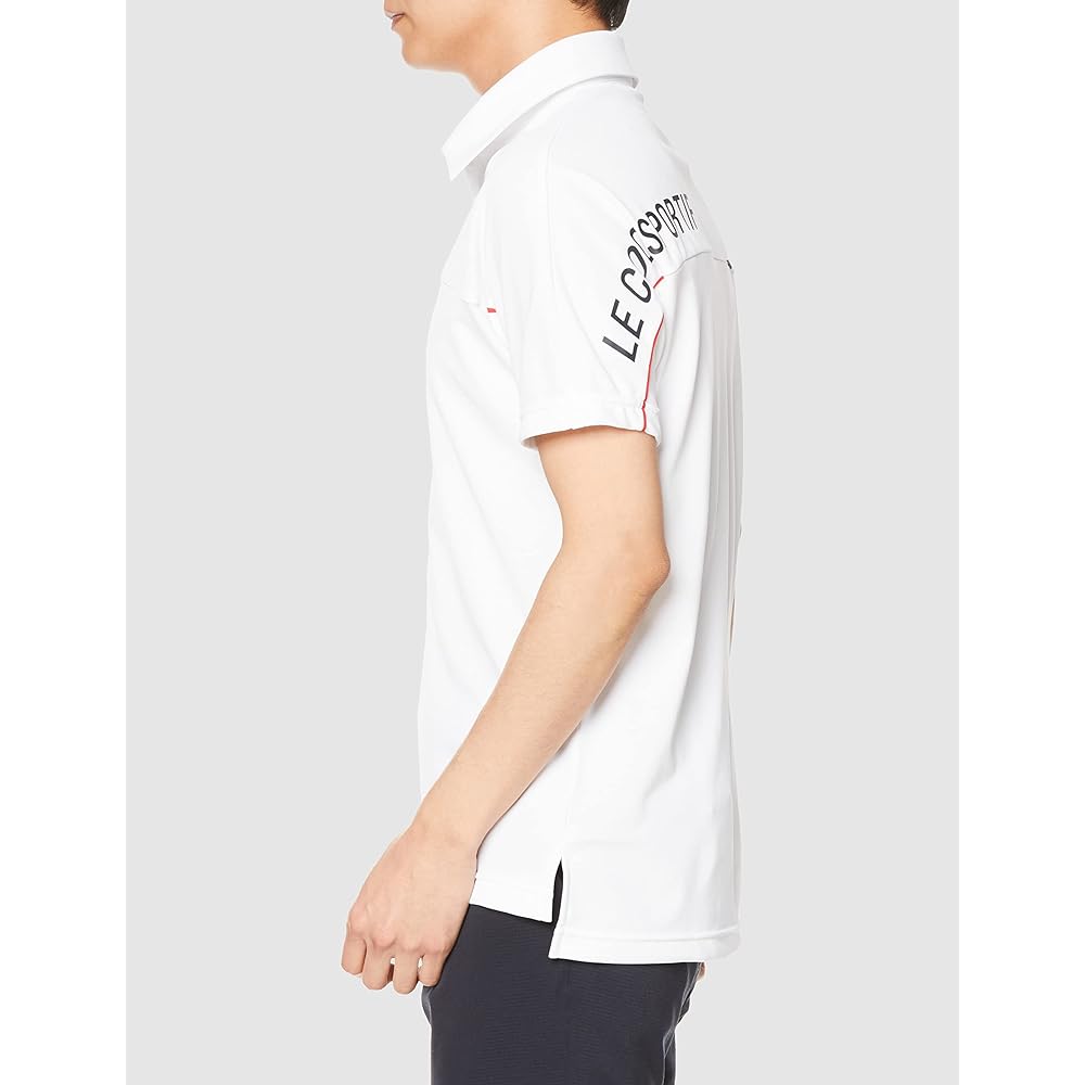 [Le Coq Sportif] 23rd Spring/Summer Model Short Sleeve Shirt Polo Shirt Sweat Absorbent Quick Drying Stretch UPF15 Limited Distribution Special Order Toriko Golf Standard QGMVJA52NT Men's