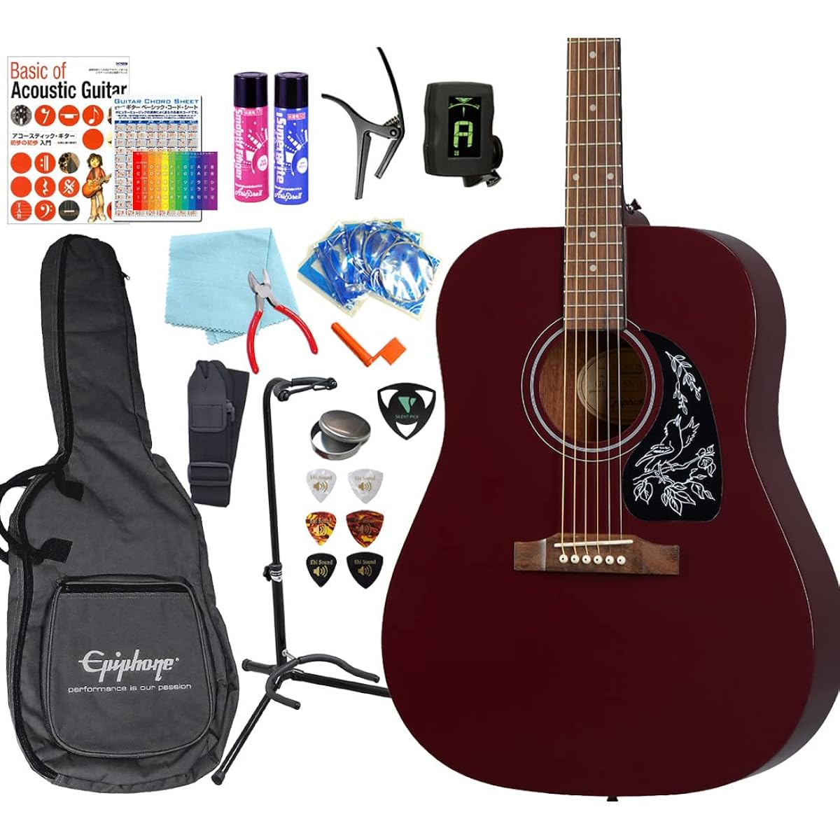 Epiphone Acoustic Guitar Starling Acoustic Guitar for Beginners High Grade 18-Piece Set WR [98765]