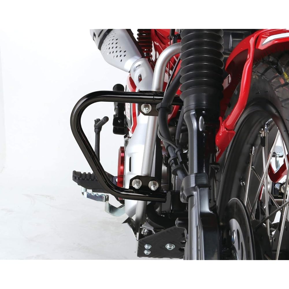 KITACO Bush Guard (Black) & LED Shuttle Beam Kit (Clear) & LED Shuttle Beam Additional Kit (Clear) CT125/Hunter Cub (JA55) [Set Purchase]