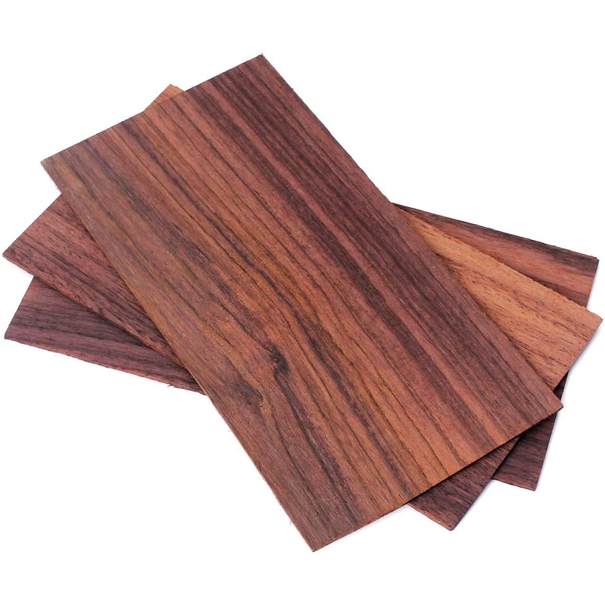 Guitar Veneer, 3 Pieces Wooden Guitar Head Plate Head Veneer Replacement Tool for Guitar Lutier (Rosewood)