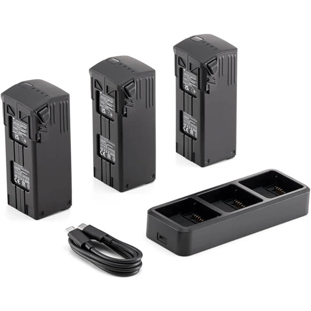 Original Mavic 3 Enterprise Series Battery Kit for DJI Mavic 3 Pro/Mavic 3 Classic/Mavic 3 Enterprise (3 Intelligent Flight Batteries and 1 Mavic 3 Battery Charging Hub (100W)