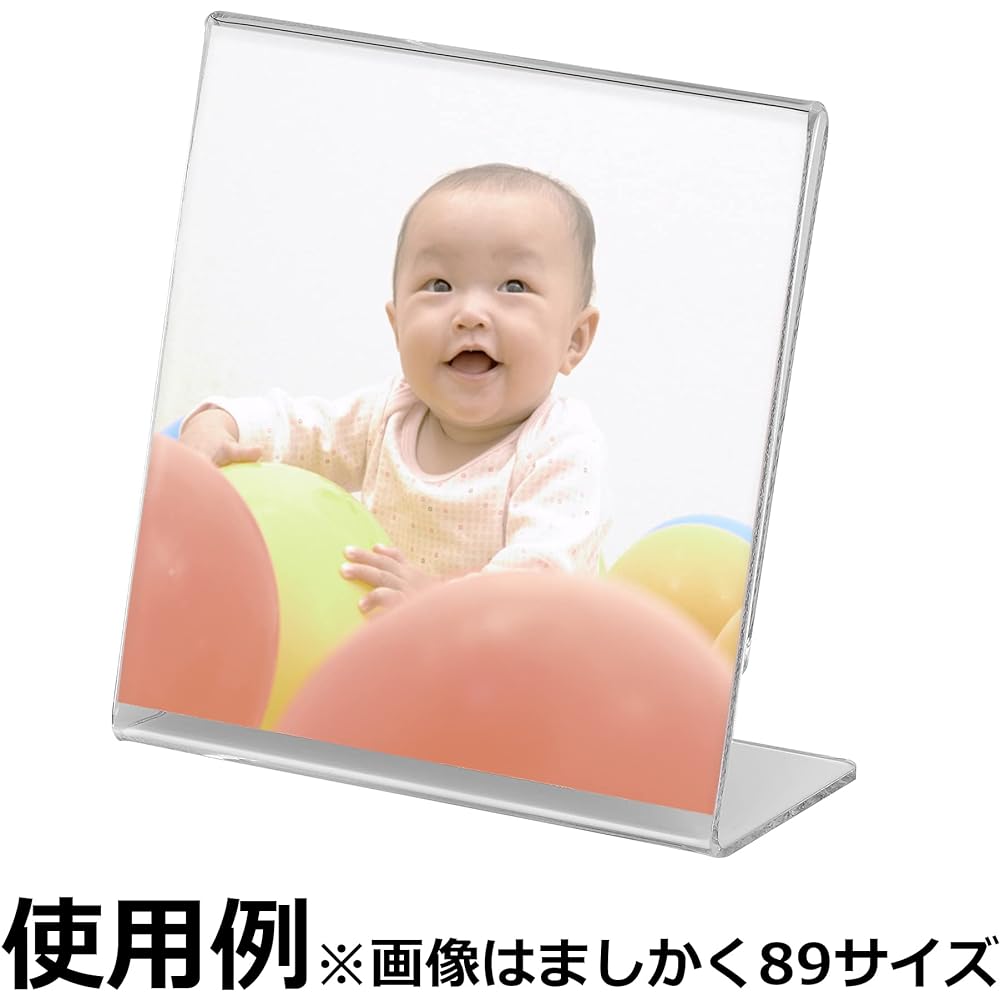 [Bulk Purchase Set] HAKUBA Photo Frame Acrylic L Frame 2L Horizontal Set of 12 AMZFACL12-2LY
