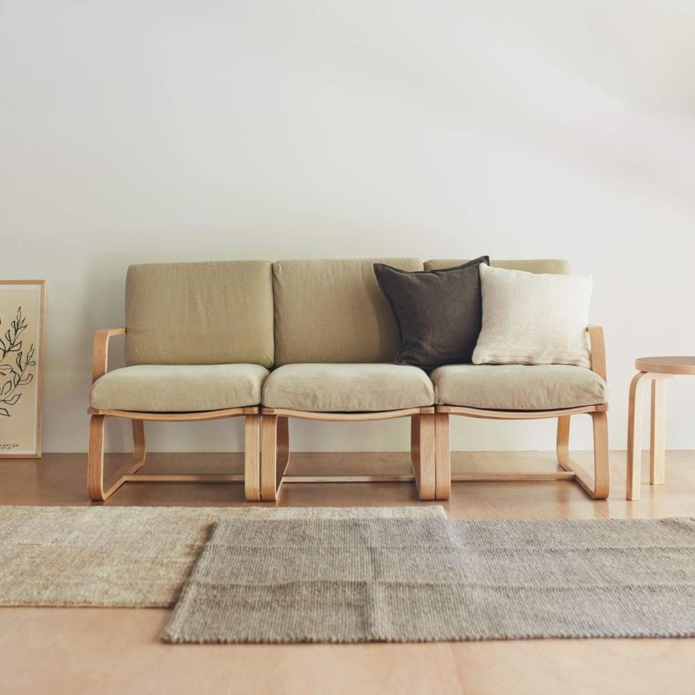 MUJI MUJI Sofa chair that can be used in the living room or dining room Oak wood Width 55 x Depth 78 x Height 77 cm 82598469