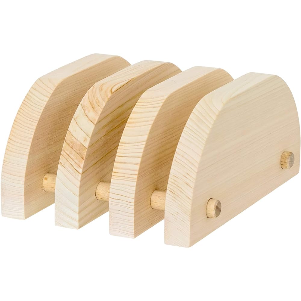 Umezawa Wooden Cutting Board Set, Cut by Ingredients, Made in Japan 143